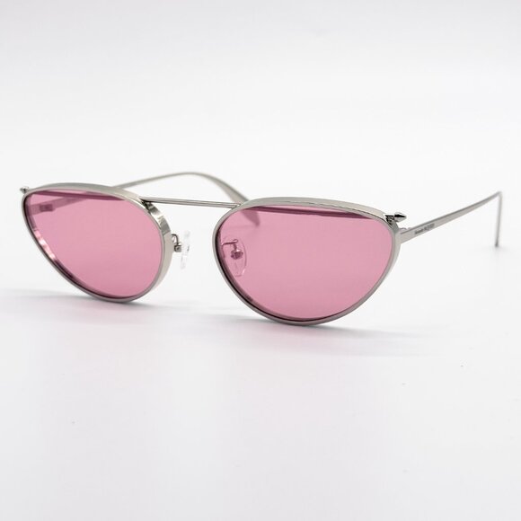 NEW AM0424S 003 ALEXANDER MCQUEEN PINK WOMAN SUNGLASSES main image 8